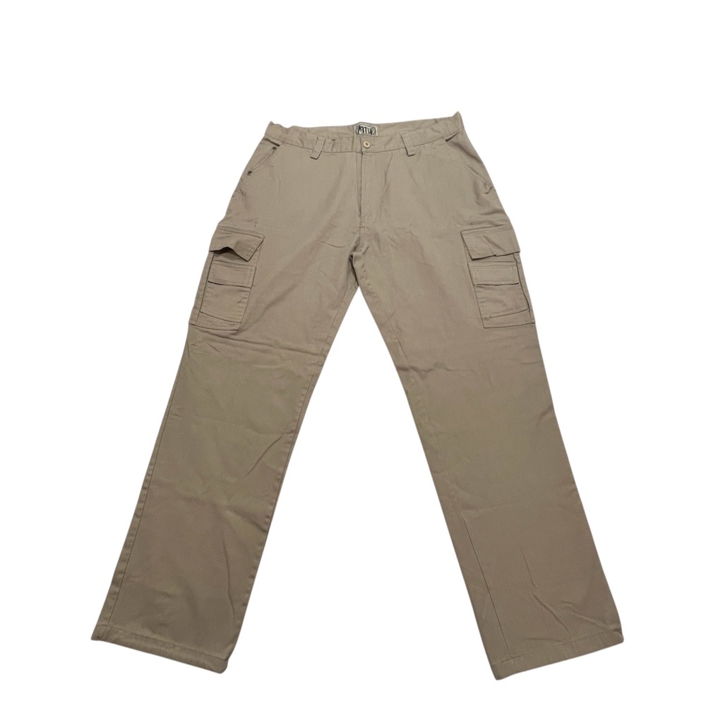 BTL‎ Cargo Pants Men's Size 40x33(Actual 40x32) Khaki Workwear Outdoor Utility